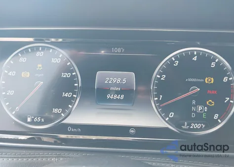 2016 Mercedes-Benz S 550 4Matic из США, поврежденный, VIN WDDUG8FB6GA218295